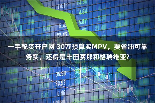 一手配资开户网 30万预算买MPV，要省油可靠务实，还得是丰田赛那和格瑞维亚?