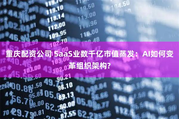 重庆配资公司 SaaS业数千亿市值蒸发：AI如何变革组织架构?