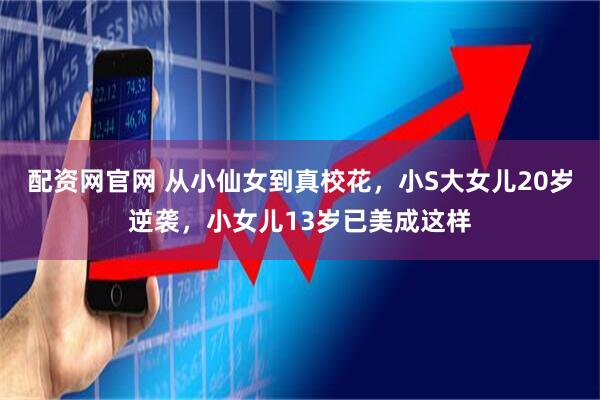 配资网官网 从小仙女到真校花，小S大女儿20岁逆袭，小女儿13岁已美成这样