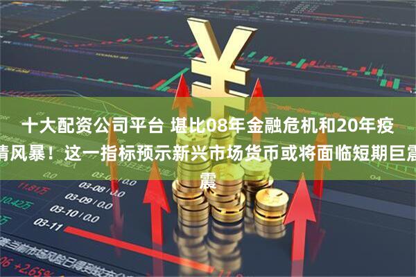 十大配资公司平台 堪比08年金融危机和20年疫情风暴！这一指标预示新兴市场货币或将面临短期巨震