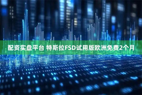 配资实盘平台 特斯拉FSD试用版欧洲免费2个月